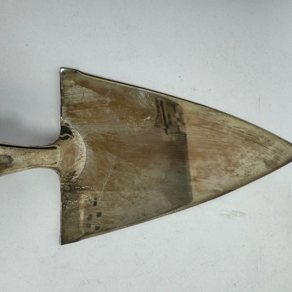 VTG Shannon Crystal Designs Of Ireland Silverplate Pie Cake Dessert Server A6